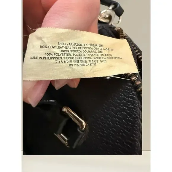 NWOT Kate Spade New York Black Pebbled Leather Satchel Crossbody - Picture 3 of 12